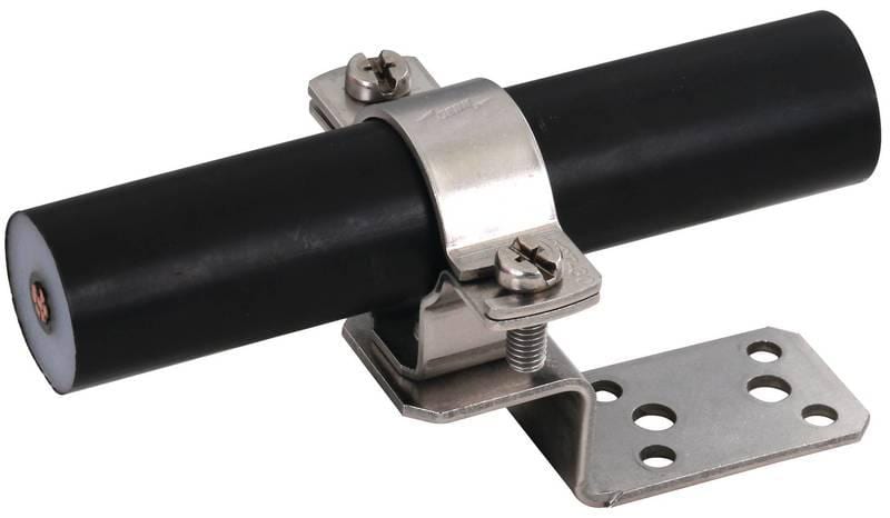 DEHN - Dachleitungshalter NIRO für Metalldächer mit Anschlusslasche für HVI-Leitung D27-30mm
