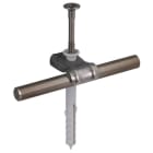 DEHN - Leitungshalter DEHNQUICK NIRO mit Nageldübel 6x60mm für Rd 6-10mm