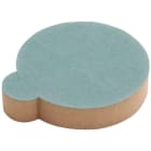 DEHN - Schaumstoff-Pad einseitig klebend D=90mm t=20mm mit Abziehlasche