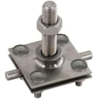 DEHN - Anschlussklemme f. Erdungsfestpunkt M16 f. Rd 7-10/Fl30-40mm NIRO (V4A)