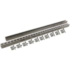 DEHN - C-Montageschienen L 1000mm NIRO (V4A) mit Halteklammern, Schrauben und Muttern