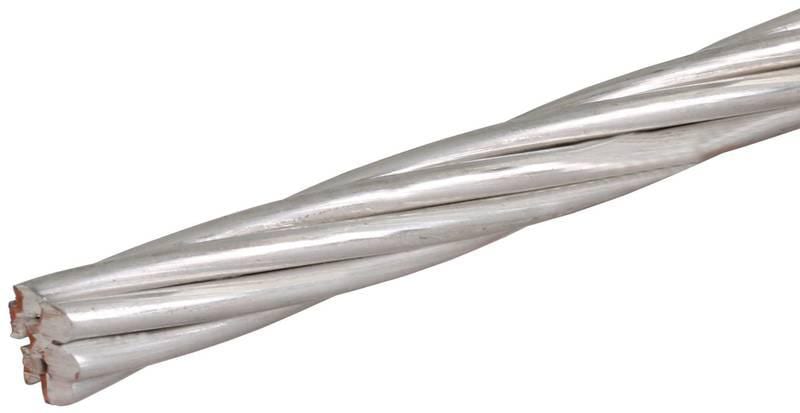 DEHN - Seil 7,5mm 35mm² Cu/galSn (7x2,5mm) Ringlänge : 100m +/-5%