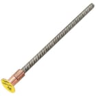 DEHN - Betonstahl-Erdungsbrücke mit Anschlussplatte mit Gewinde M16 D 50mm L 400mm