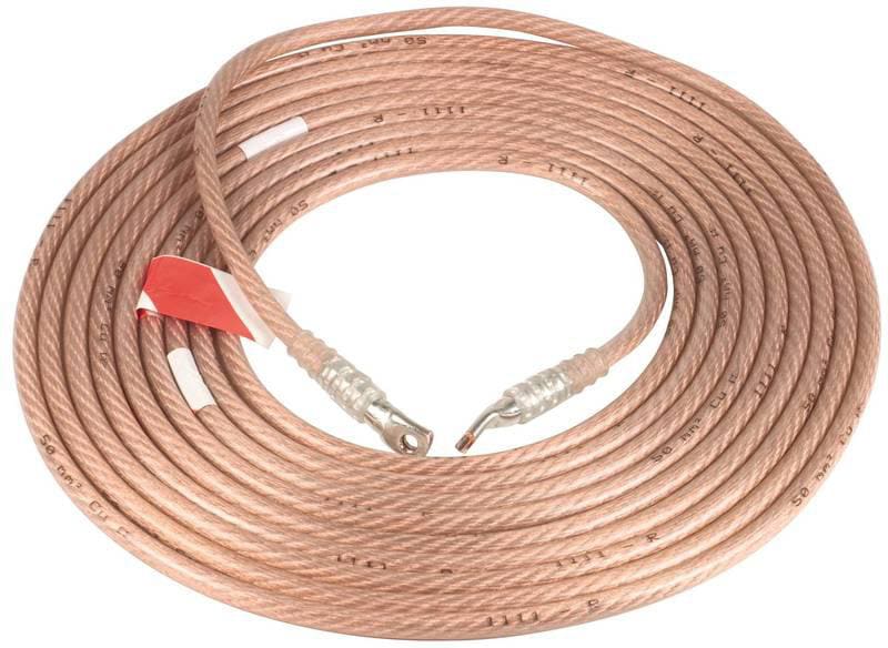 DEHN - Erdungsseil 50mm² L 8,5 m m. Anschlussstück PK2