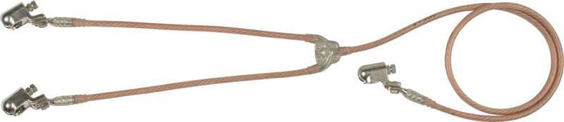 DEHN - EuK-Vorrichtung 2-polig Spindel 6-kant D 25mm 50/50mm²
