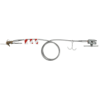 DEHN - EuK-Vorrichtung 70 mm² L 8500mm Al m. Schienenklemme Ausf. Knebel