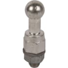 DEHN - Kugelfestpunkt D 25mm gerade m. Gewinde- bolzen Mutter u. Scheibe M12x35mm