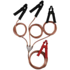DEHN - Potentialausgleichsvorrichtung 3+1 mit Zangenklemmen 3x schwarz 1x rot D 5-25mm