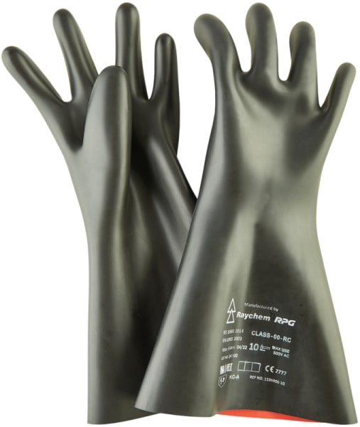 DEHN - Isolierende Handschuhe Kl.00 Kat.RC zum AuS -500V Gr.9