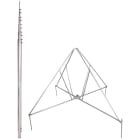 DEHN - -SET- Teleskopierbare Fangstange L8,0m Al m. Vierbeinstativ D60mm R1330mm NIRO
