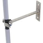 DEHN - HVI-L+ Ex W160 holder f. Leitung D 18mm AS 160mm m. Befestigungsplatte NIRO