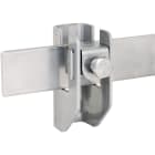 DEHN - Flachband-Rundleitungshalter NIRO V2A,, F. FL … 11 MM RD6-10 MM Wandabstand 15mm,,