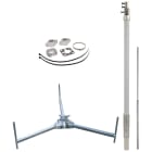 DEHN - Fangmast für HVI light plus -SET- D 40 mm L 3700 mm R 560 mm