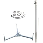 DEHN - Fangmast für HVI light plus -SET- D 40 mm L 2700 mm R 560 mm