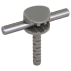 DEHN - Leitungshalter für Rd 8-10mm Kunststoff mit Steckstift D 10mm