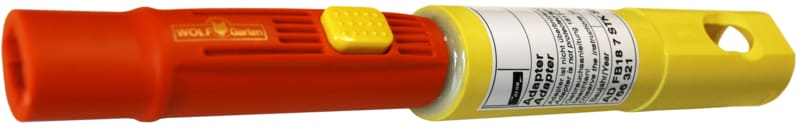 DEHN - Adapter m. Flachbuchse 18x7mm u. Steck- kupplung