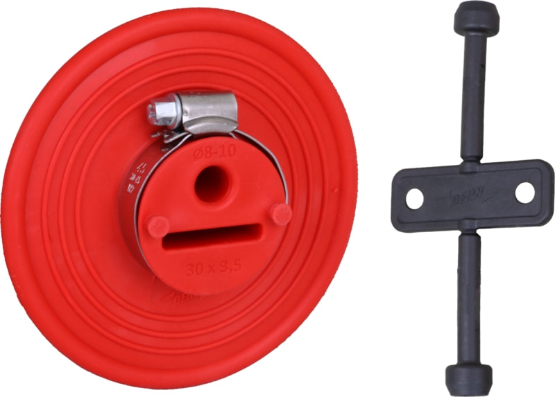 DEHN - Druckwasserdichte Dichtmanschette für Rund- und Flachleiter D8-10mm / 30x3,5mm
