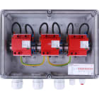 DEHN - GAK Typ 1+2 im Gehäuse IP65 f. PV-Anl. 3 MPPT und je 2 Strings b. 1000V DC