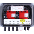 DEHN - GAK Typ 1+2 im Gehäuse IP65 f. PV-Anl. 2MPPT mit je 2 Strings b. 1100V DC