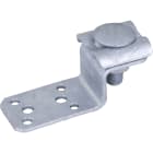 DEHN - Anschlusslasche Z-Form St/tZn m. Doppelüberleger f. Rd 8-10mm St/tZn
