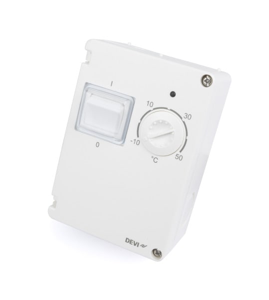 DEVI - Thermostat AP 10A -10…50° Schalter IP44 DEVIreg 610