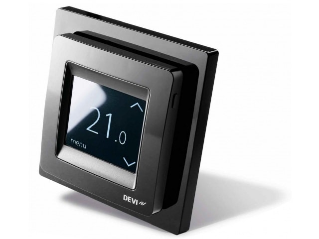 DEVI - DEVIreg Touch Raumthermostat UP  Touch Display 5-45° sw 9005