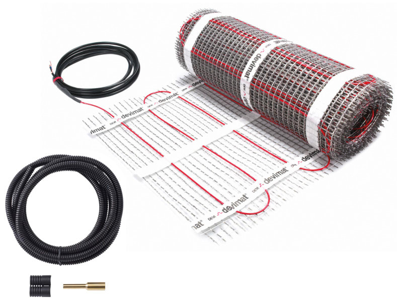 DEVI - DEVImat 100T (DTIF) 800W 230V 0.5x16m 8m² inkl. Flexschlauch
