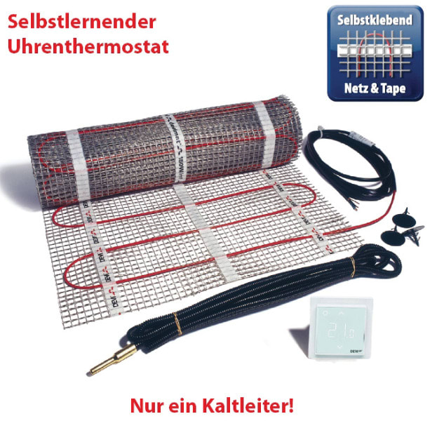 DEVI - Dünnbettset m DEVIreg Smart 9m² 50x1800cm 230V 1350W
