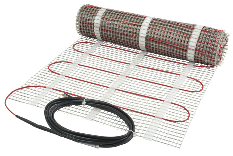 DEVI - DEVIcomfort 100T Dünnbettheizmatte 1m² 230V 0,5x2m 100W/m² 100W