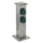 EGLO - GARTEN-STECKDOSENSÄULE EDELSTAHL PARK 4