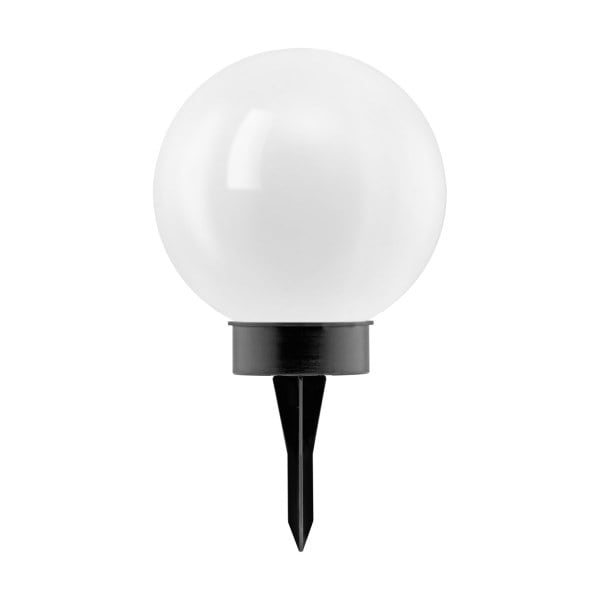 EGLO - SOLAR-LED KUGEL DM200 WEISS M.ERDSPIESS