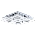 EGLO - DL/4 GU10-LED CHROM/SATINIERT 'CABO'