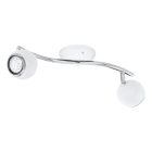 EGLO - WELLE/2 GU10-LED WEISS/CHROM 'BIMEDA'