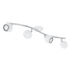 EGLO - WELLE/4 GU10-LED WEISS/CHROM 'BIMEDA'