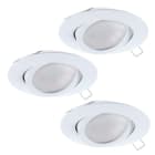 EGLO - SET 3XEINBAUSPOT GU10-LED 5W 3000K WS