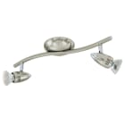 EGLO - WELLE/2 NICKEL-M/CHROM'MAGNUM-LED'