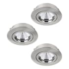 EGLO - SET 3XEINBAUSP.GU10 3000K NICKEL-M.STEP