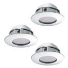EGLO - SET 3XLED-EINBAUSPOT Ø78 CHROM STARR