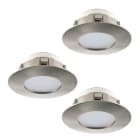 EGLO - SET 3XLED-EINBAUSPOT Ø78 NICKEL-M.STARR
