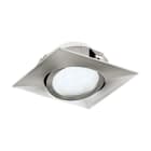 EGLO - LED-EINBAUSPOT 84X84 NICKEL-M.'PINEDA'