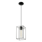 EGLO - HL/1 SCHWARZ/SW-TRANSPARENT 'LONCINO'