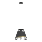 EGLO - HL/1 E27 Ø360 SCHWARZ/SW-GOLD 'AUSTELL'