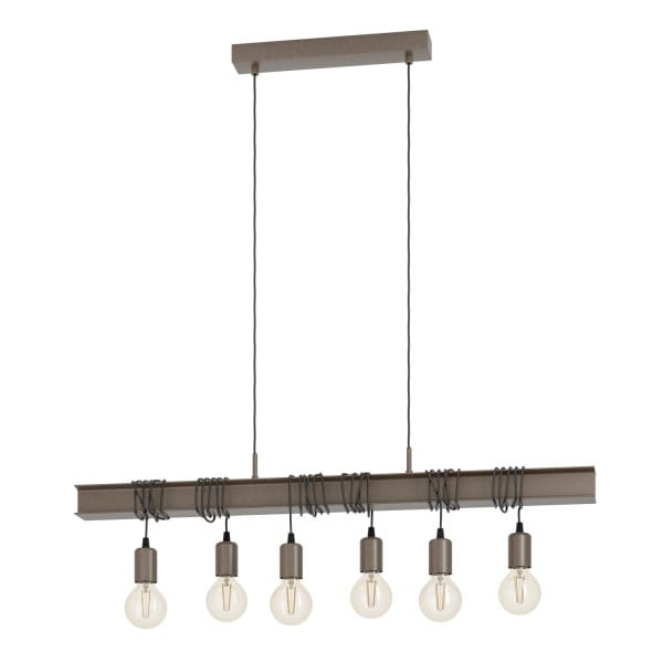 EGLO - HL/6 E27 BRAUN 'TOWNSHEND 4'