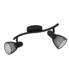 EGLO - WELLE/2 E14 SCHWARZ/GITTER 'CAROVIGNO'