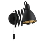 EGLO - WL/1 E27 SCHWARZ/GOLD 'TREBURLEY'
