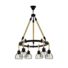 EGLO - HL/6 E27 60W SCHWARZ/SEIL 'RAMPSIDE'
