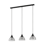 EGLO - HL/3 E27 SCHWARZ/SW-TRANSP.'BELESER'