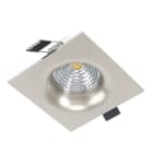 EGLO - LED EINBAULEUCHTE 1 FLAMMIG 7W/400LM ALU NICKEL MATT KLAR 88X88 DIMMBAR 4000K