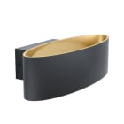 EGLO - LED-WL L-270 SCHWARZ/GOLD 'MACCACARI'
