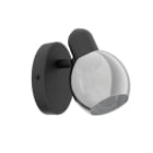 EGLO - WL/1 E14 SCHWARZ/SW-TRANSP.'POLLICA'
